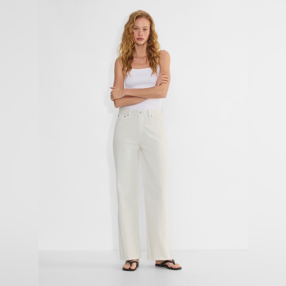 Aritzia Denim Forum The Farrah Hi-Rise Wide Jean